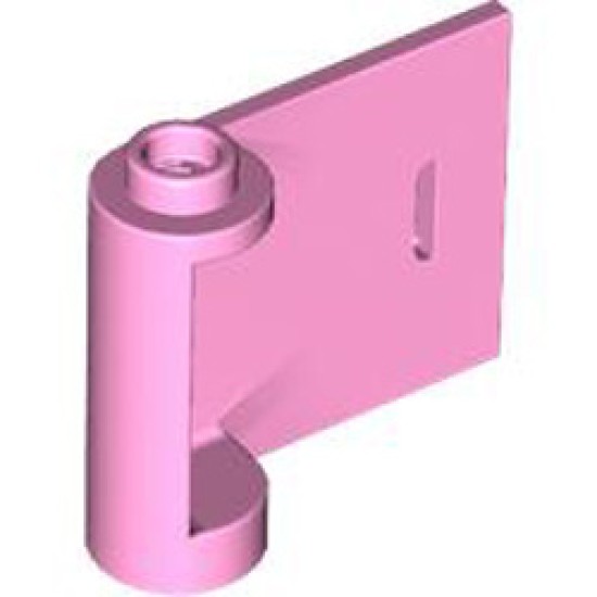 Right Door with Knob Hinge 1x3x2 Light Purple