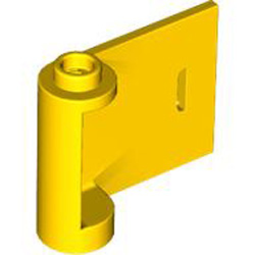Right Door with Knob Hinge 1x3x2 Bright Yellow