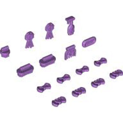 Accessories Animal with Shaft 1.5/3.2 Medium Lavender