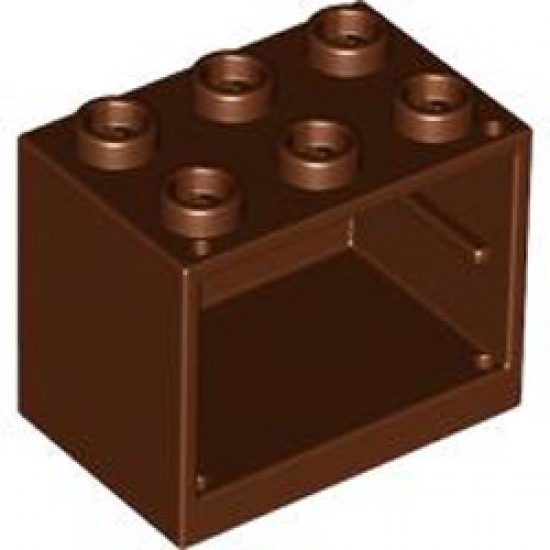 Cupboard 2x3x2 Reddish Brown