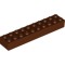 Brick 2x10 Reddish Brown