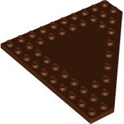 Corner Plate 10x10 Reddish Brown Corner Plate 10x10 Reddish Brown