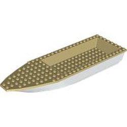 Ship Hull 8x28x3 White
