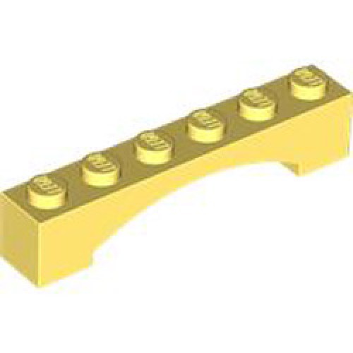 Brick 1x6 with Inside Bow Cool Yellow