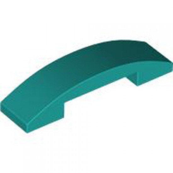 Plate with Bow 1x4x2/3 Bright Bluish Green