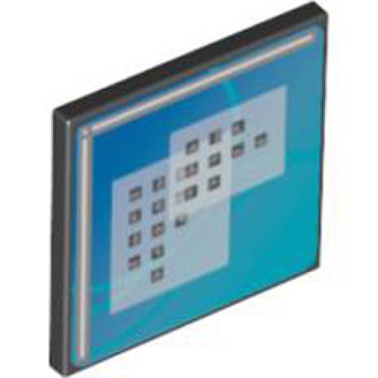 4-Edged Sign Computer Screen Black