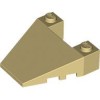 Roof Tile 4x4 Angle / Vertical Corner Brick Yellow