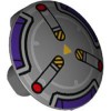 Slide Shoe Round 2x2 Number 24 Dark Stone Grey