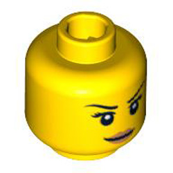 Mini Head with Tennis Player Design Bright Yellow