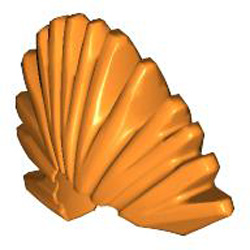 Mini Figure Wig Number 16 Bright Orange