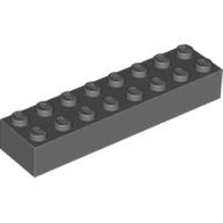Brick 2x8 Dark Stone Grey