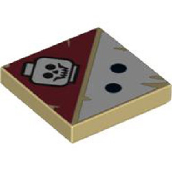 Flat Tile 2x2 - AG 2 - Lose Brick Yellow