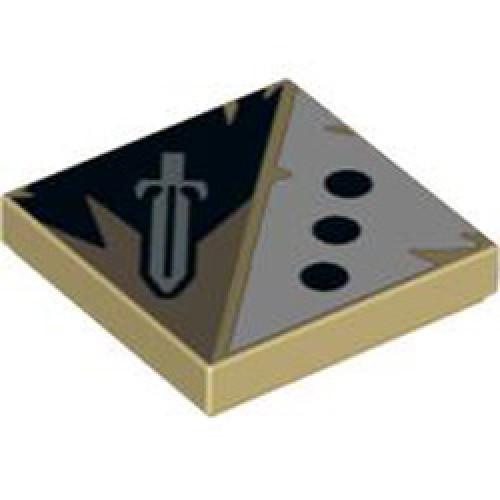 Flat Tile 2x2 - AG 3 - Win Brick Yellow