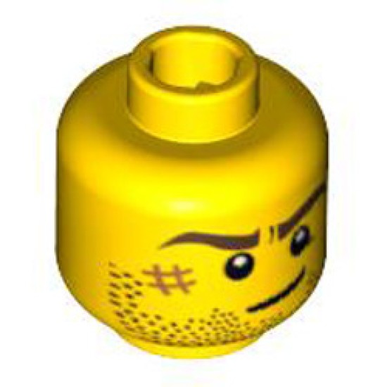 Mini Head Number 754 Bright Yellow Mini Head Number 754 Bright Yellow