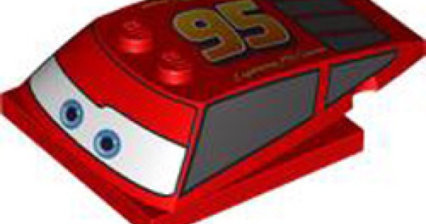 LEGO Part 4616119 - 94650 - Roof Top 4x6x1 1/3 Number 1 Bright Red