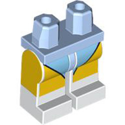 Mini Body Lower Part with Short Swimming Pants Light Royal Blue