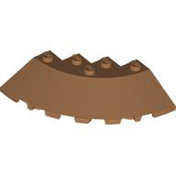 Circle 90G 6x6 Roof Tile Medium Nougat