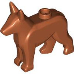 Dog with Deco Number 2 Dark Orange