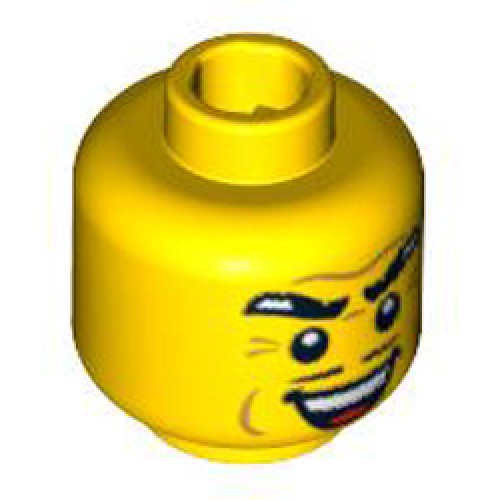 Gangster Head Bright Yellow