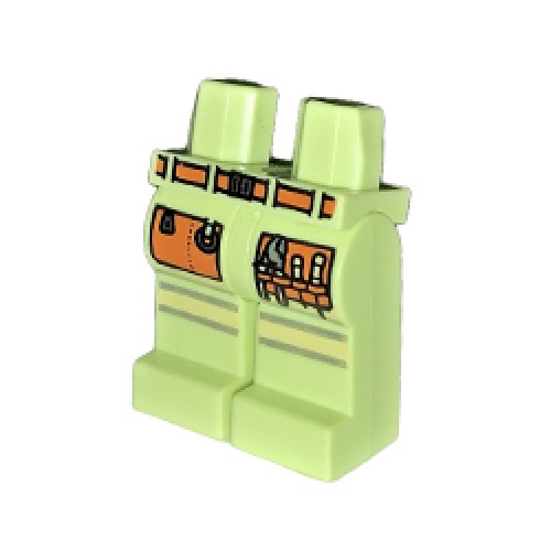 Hips and Legs with orange Belt and Tools Spring Yellowish Green Hips and Legs with orange Belt and Tools Spring Yellowish Green