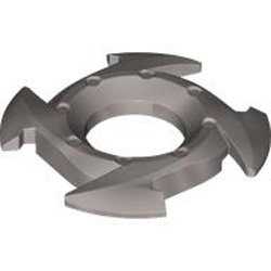 Crown with Blade Silver Metallic