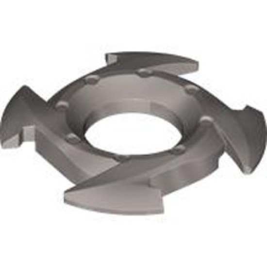 Crown with Blade Silver Metallic