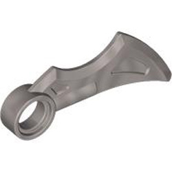 Blade with Technic Hole 1 Silver Metallic