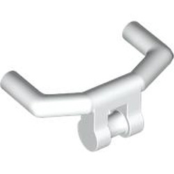 Handlebar with 3.2 Shaft / Bar Ends White