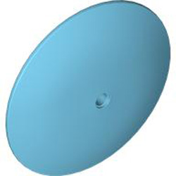 Shield Number 5 Medium Azur