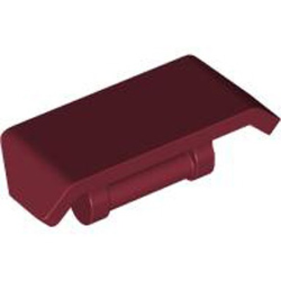 Spoiler with Shaft Diameter 3.2 Dark Red
