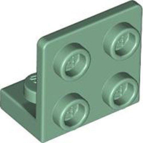 Angular Plate 1x2 2/2 Sand Green
