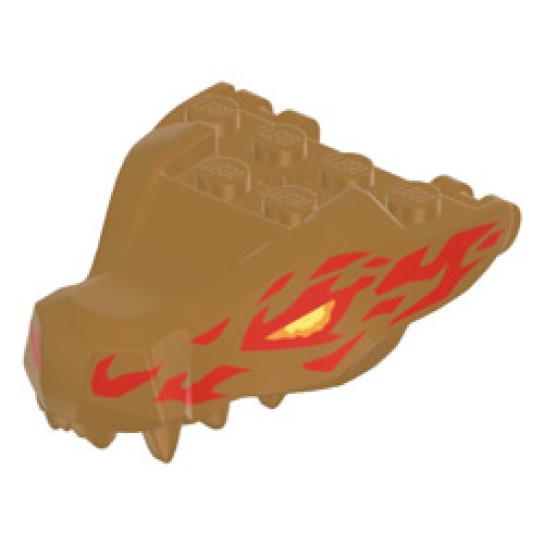 Creature Head Number 84 Warm Gold