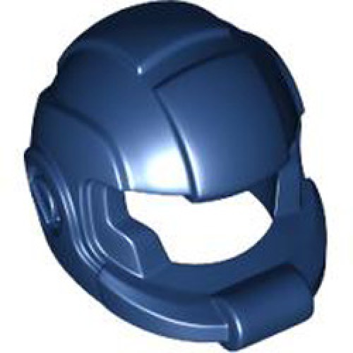 Mini Space Marine Helmet Earth Blue