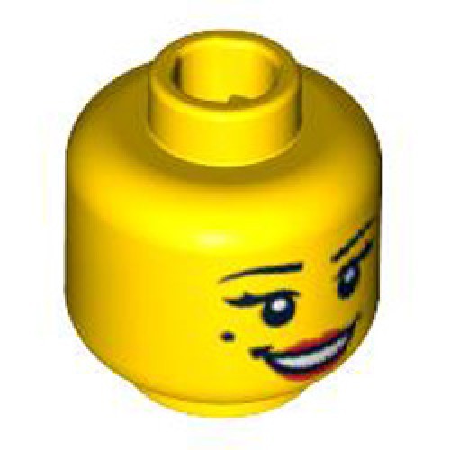 Flamenco Dancer Head Bright Yellow