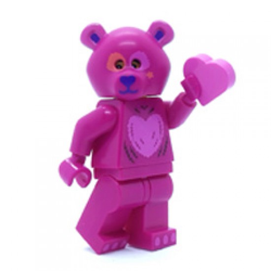 Valentine Bear - 2020 Build a Minifigure (BAM) Minifigure