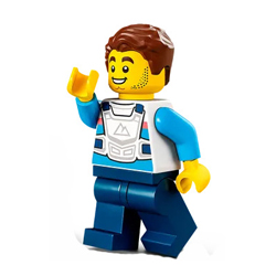 Harl Hubbs - Stuntz Crew Minifigure