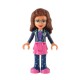 Olivia with Bright Purple Skirt and Earth Blue Jacket Minifigure