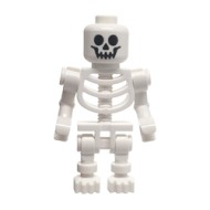 Skeleton - Standard Skull, Bent Arms Horizontal Grip Minifigure