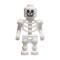 Skeleton - Standard Skull, Bent Arms Horizontal Grip Minifigure