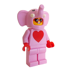 Love Elephant Build a Minifigure (BAM) Minifigure