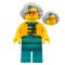 Female Flower Seller with Tang Jacket and Glasses Minifigure
