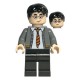 Harry Potter with Dark Bluish Gray Gryffindor Cardigan Sweater Minifigure