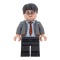 Harry Potter with Dark Bluish Gray Gryffindor Cardigan Sweater Minifigure