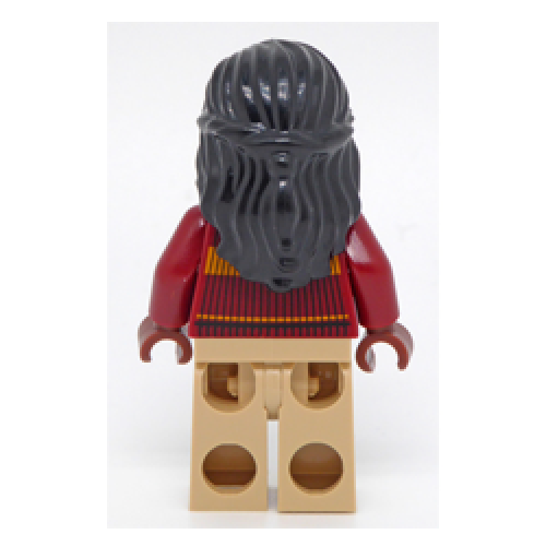 Angelina Johnson with Dark Red Gryffindor Quidditch Sweater Minifigure