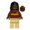 Angelina Johnson with Dark Red Gryffindor Quidditch Sweater Minifigure