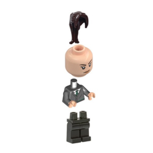 Pansy Parkinson with Slytherin Cardigan Sweater Minifigure