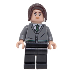 Pansy Parkinson with Slytherin Cardigan Sweater Minifigure