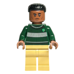 Blaise Zabini with Earth Green Slytherin Quidditch Sweater Minifigure