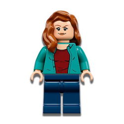 Claire Dearing with Bright Bluish Green Shirt Minifigure