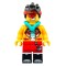 Monkie Kid with Flame Yellowish Orange Open Jacket with Monkey Head Logo Minifigure